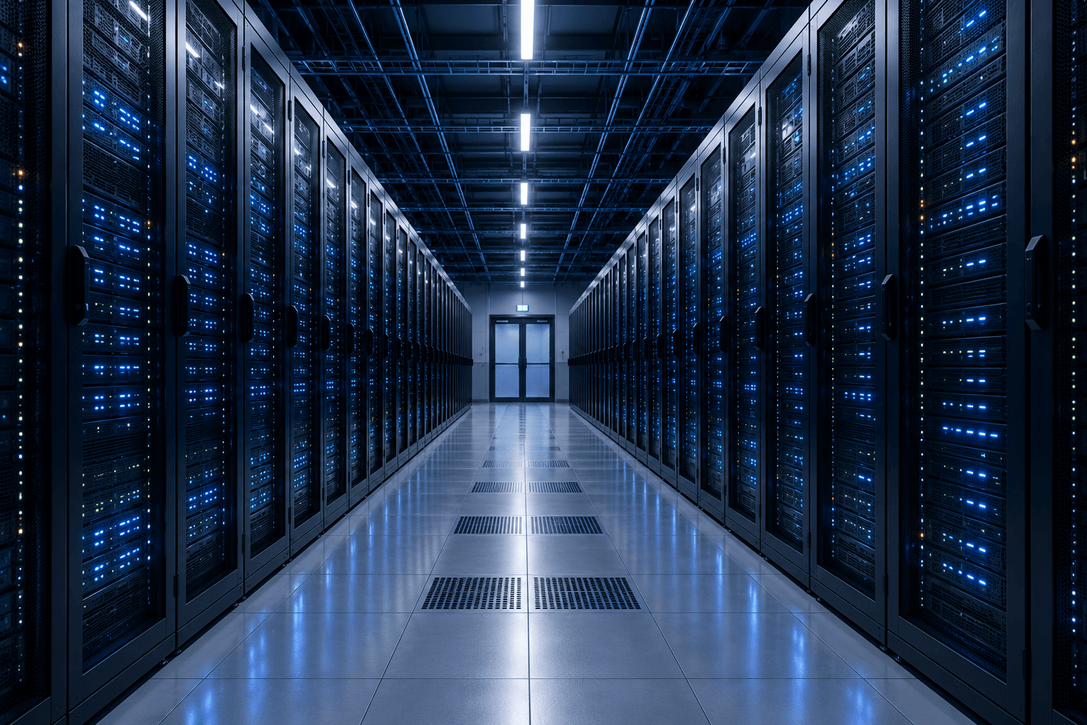 Organised rack and fibre connectivity in a data centre